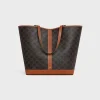 Sale MEDIUM CABAS in Triomphe Canvas and calfskin Women Triomphe Canvas | Categories·Hobo And Tote Bags