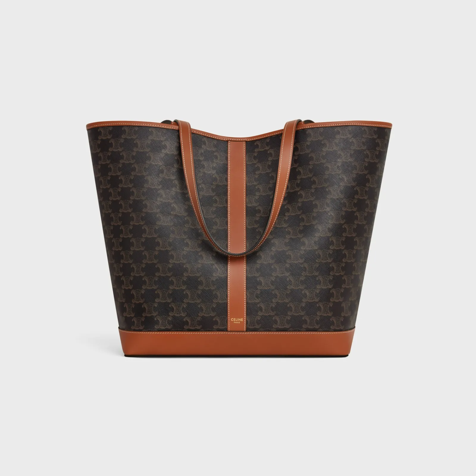 Sale MEDIUM CABAS in Triomphe Canvas and calfskin Women Triomphe Canvas | Categories·Hobo And Tote Bags