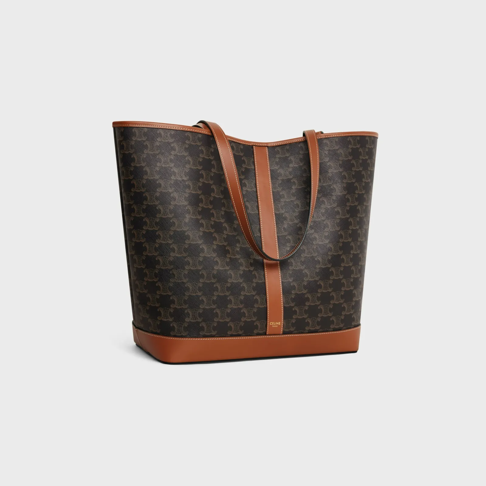 Sale MEDIUM CABAS in Triomphe Canvas and calfskin Women Triomphe Canvas | Categories·Hobo And Tote Bags