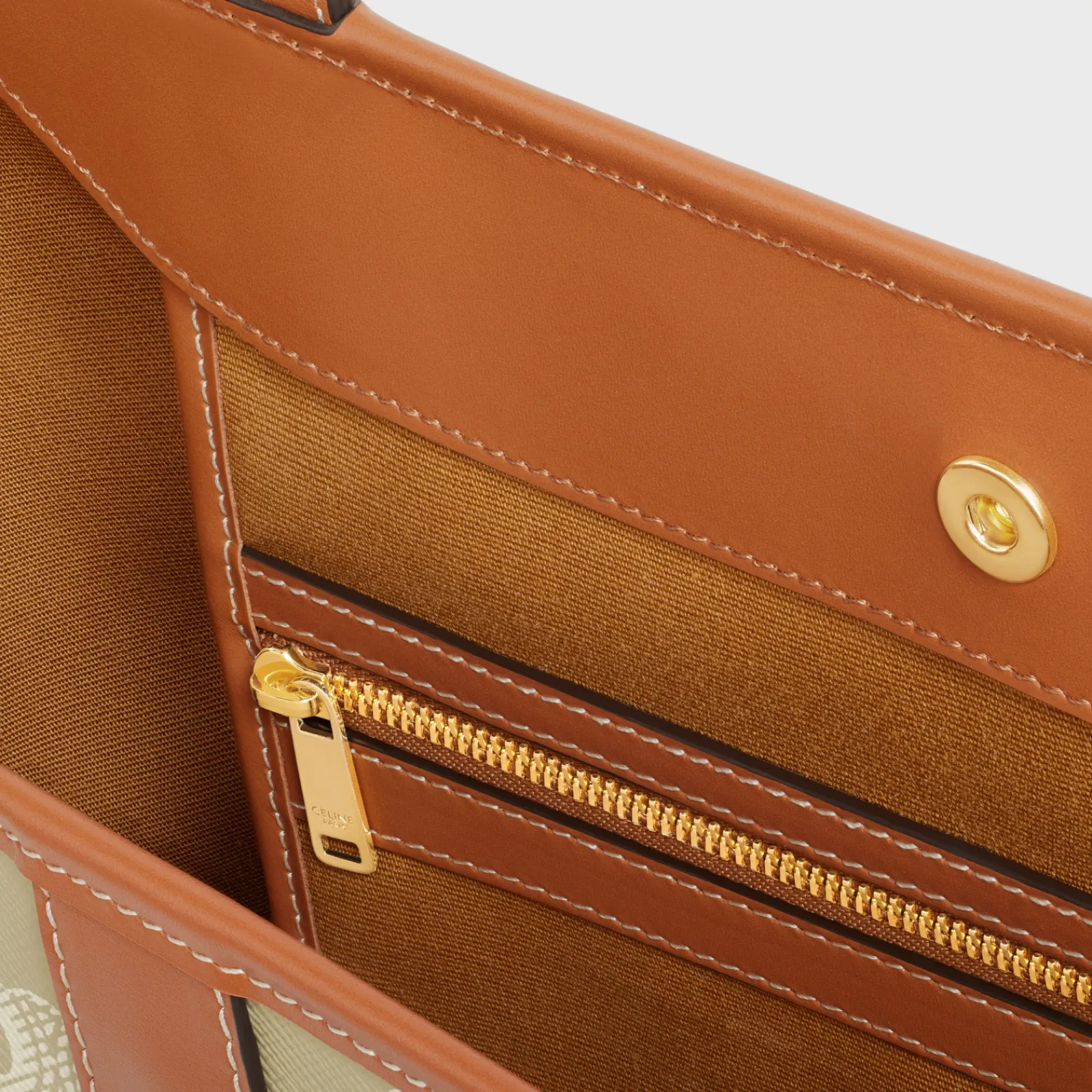 Best MEDIUM CABAS in Triomphe Canvas and calfskin Women Triomphe Canvas | Categories·Hobo And Tote Bags