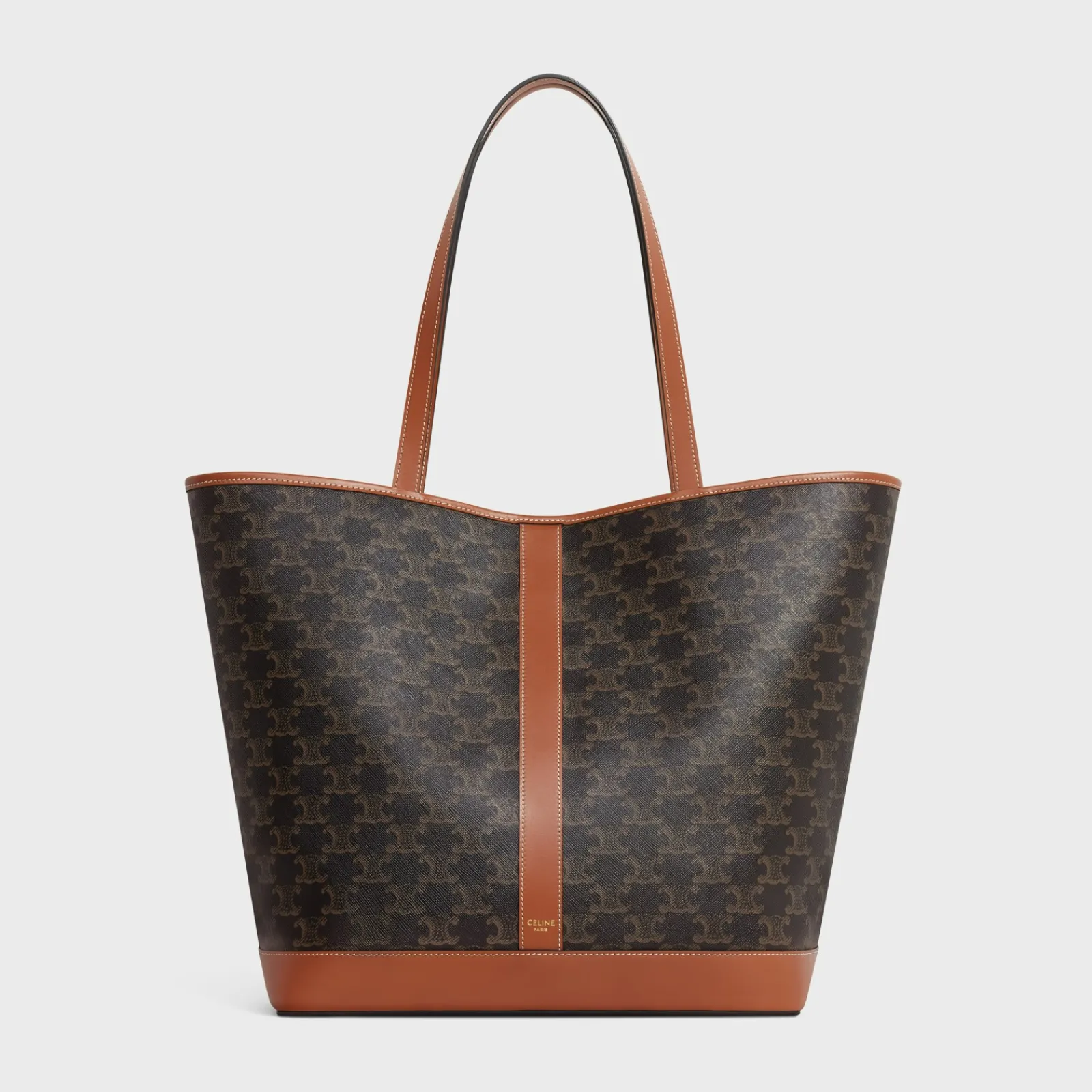 Sale MEDIUM CABAS in Triomphe Canvas and calfskin Women Triomphe Canvas | Categories·Hobo And Tote Bags