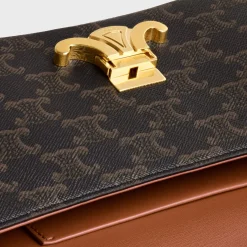 Best MEDIUM LOLA BAG in Triomphe Canvas and Calfskin Women Triomphe Canvas | More Lines·Other Lines