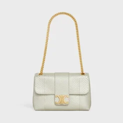 Outlet Medium Victoire Bag in PEARLY PYTHON Women More Lines·Celine Victoire | Categories·Cross-Body Bags