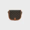 Best Medium Folco bag in Triomphe Canvas and calfskin Women Triomphe Canvas | Categories·Cross-Body Bags