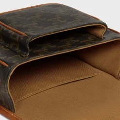 Best Medium Folco bag in Triomphe Canvas and calfskin Women Triomphe Canvas | Categories·Cross-Body Bags