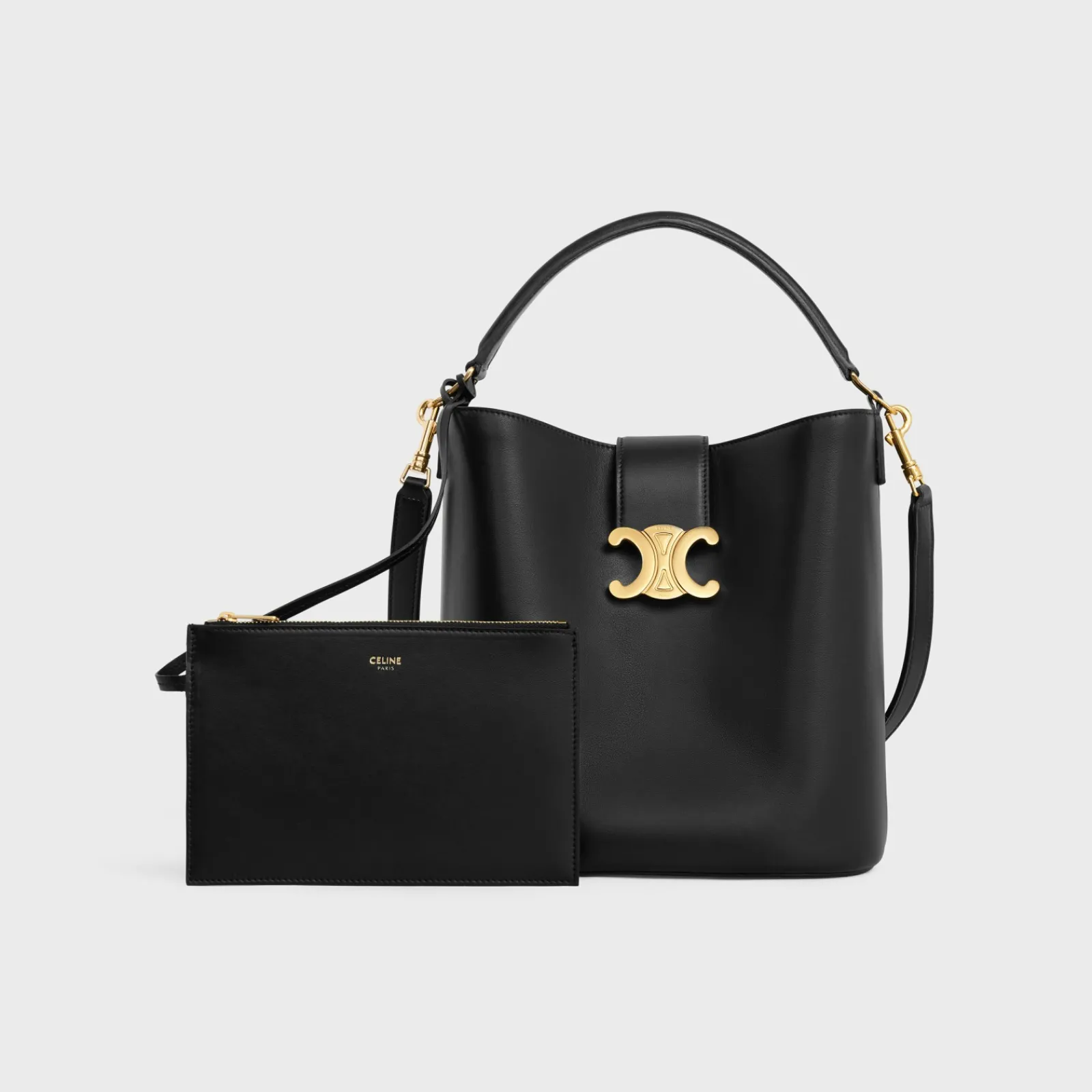 New MEDIUM LOUISE BAG in SMOOTH CALFSKIN Women More Lines·Other Lines | Categories·Cross-Body Bags