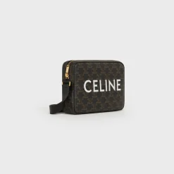 Best Medium Messenger Bag in Triomphe Canvas with Print Categories·Cross-Body Bags