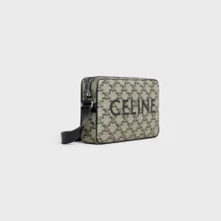 Hot Medium Messenger Bag in TRIOMPHE CANVAS WITH PRINT Triomphe Canvas | Categories·Cross-Body Bags