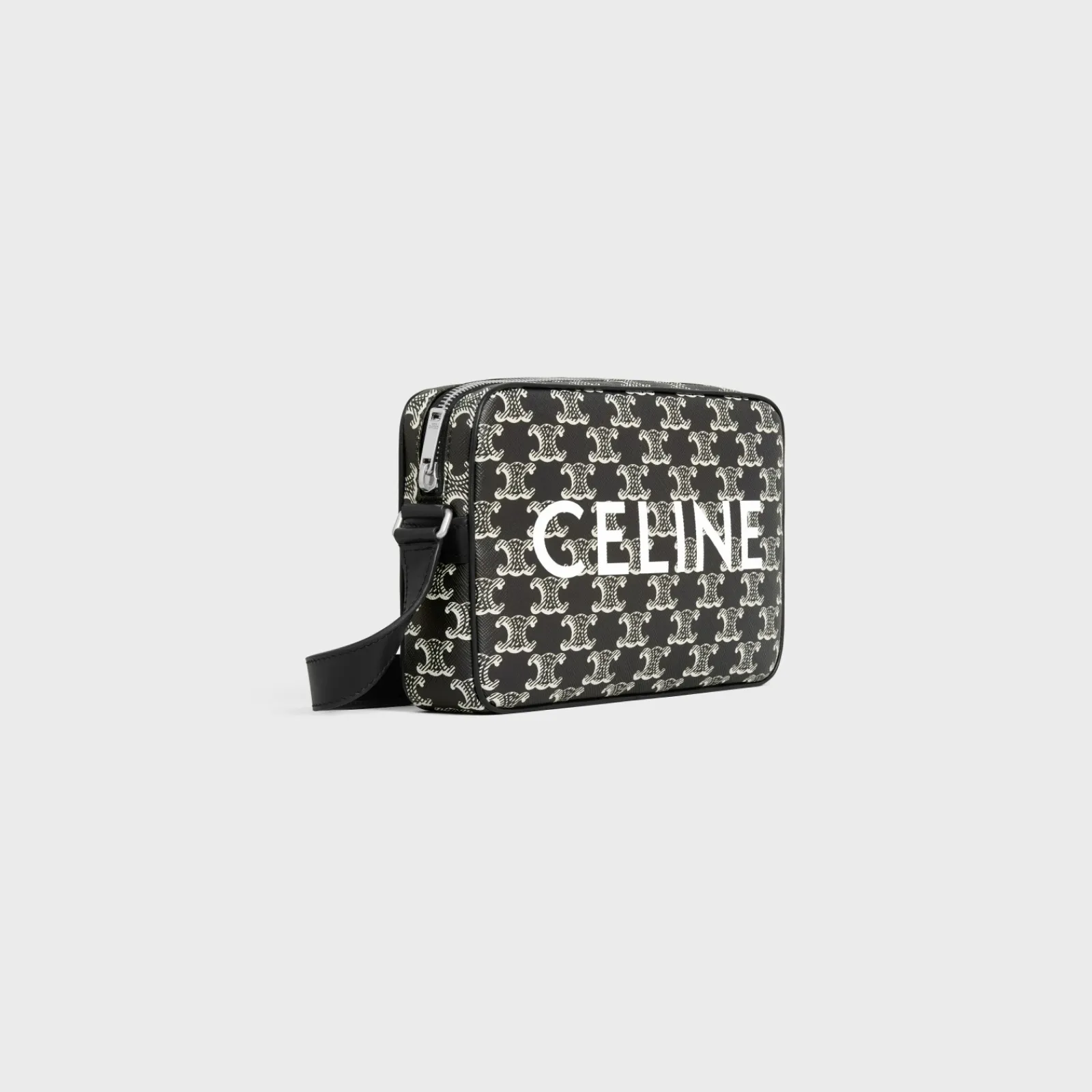 Discount Medium Messenger Bag in Triomphe canvas two-tone with print Triomphe Canvas | Categories·Cross-Body Bags