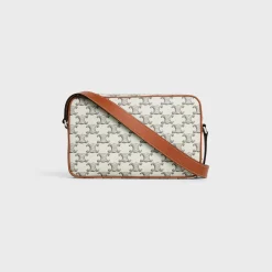 Hot Medium Messenger Bag in Triomphe Canvas with print Triomphe Canvas | Categories·Cross-Body Bags