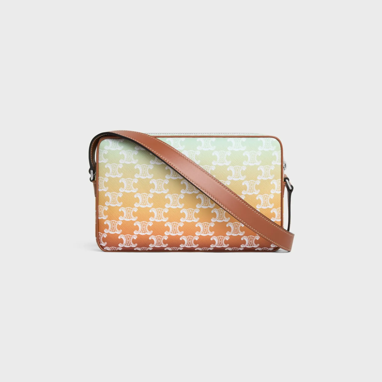 Discount Medium Messenger Bag in TRIOMPHE CANVAS SUNSET AND CALFSKIN Triomphe Canvas | Categories·Cross-Body Bags