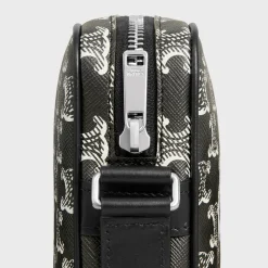 Discount Medium Messenger Bag in Triomphe canvas two-tone with print Triomphe Canvas | Categories·Cross-Body Bags