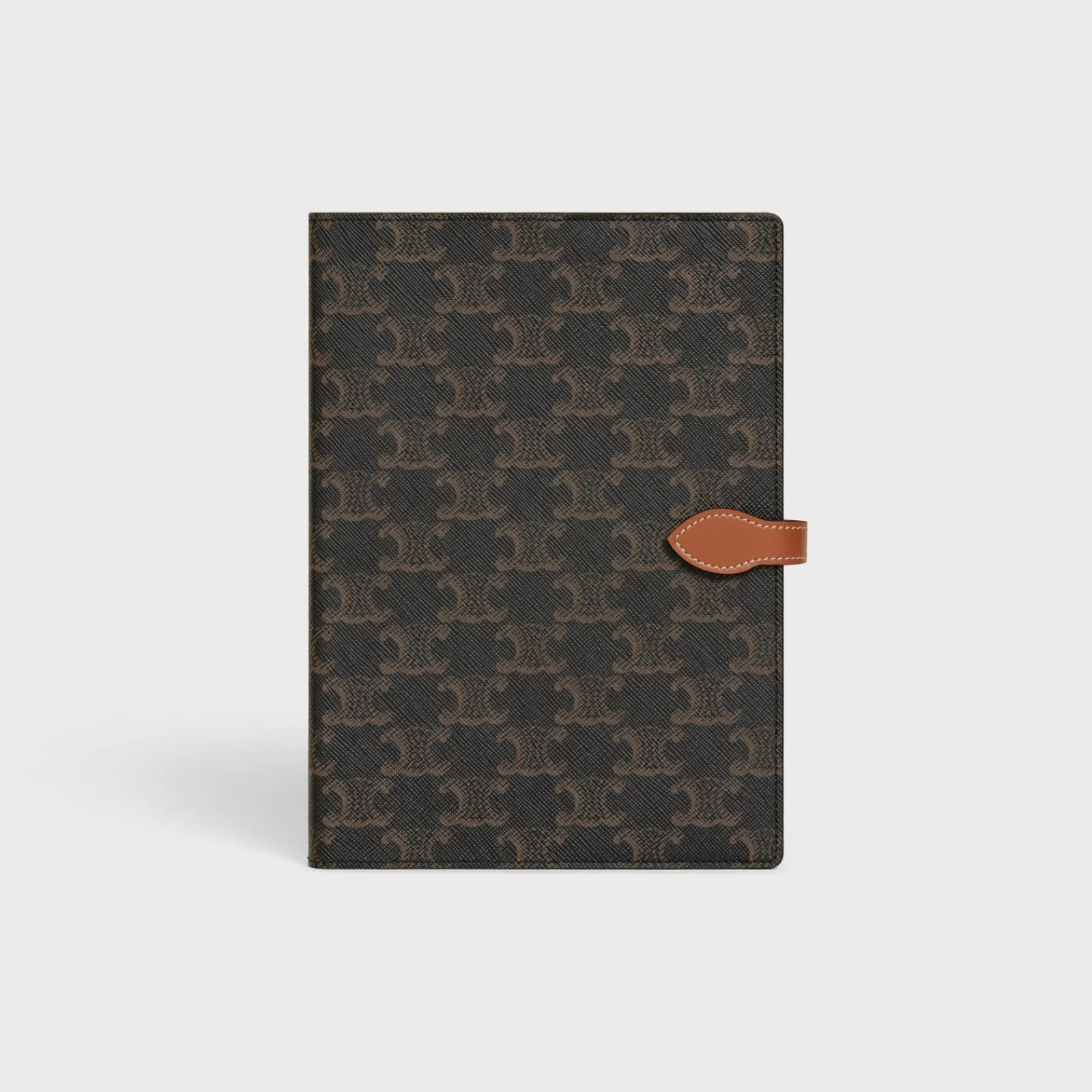Online MEDIUM NOTEBOOK COVER IN TRIOMPHE CANVAS AND CALFSKIN Stationery