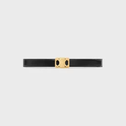 Fashion MEDIUM REVERSIBLE FRAMED TRIOMPHE BELT in TAURILLON AND NATURAL CALFSKIN Women Triomphe