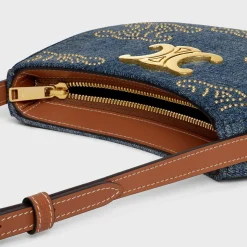 Fashion MEDIUM TILLY BAG in WITH TRIOMPHE STUDS AND CALFSKIN Women More Lines·Tilly | Categories·Shoulder Bags