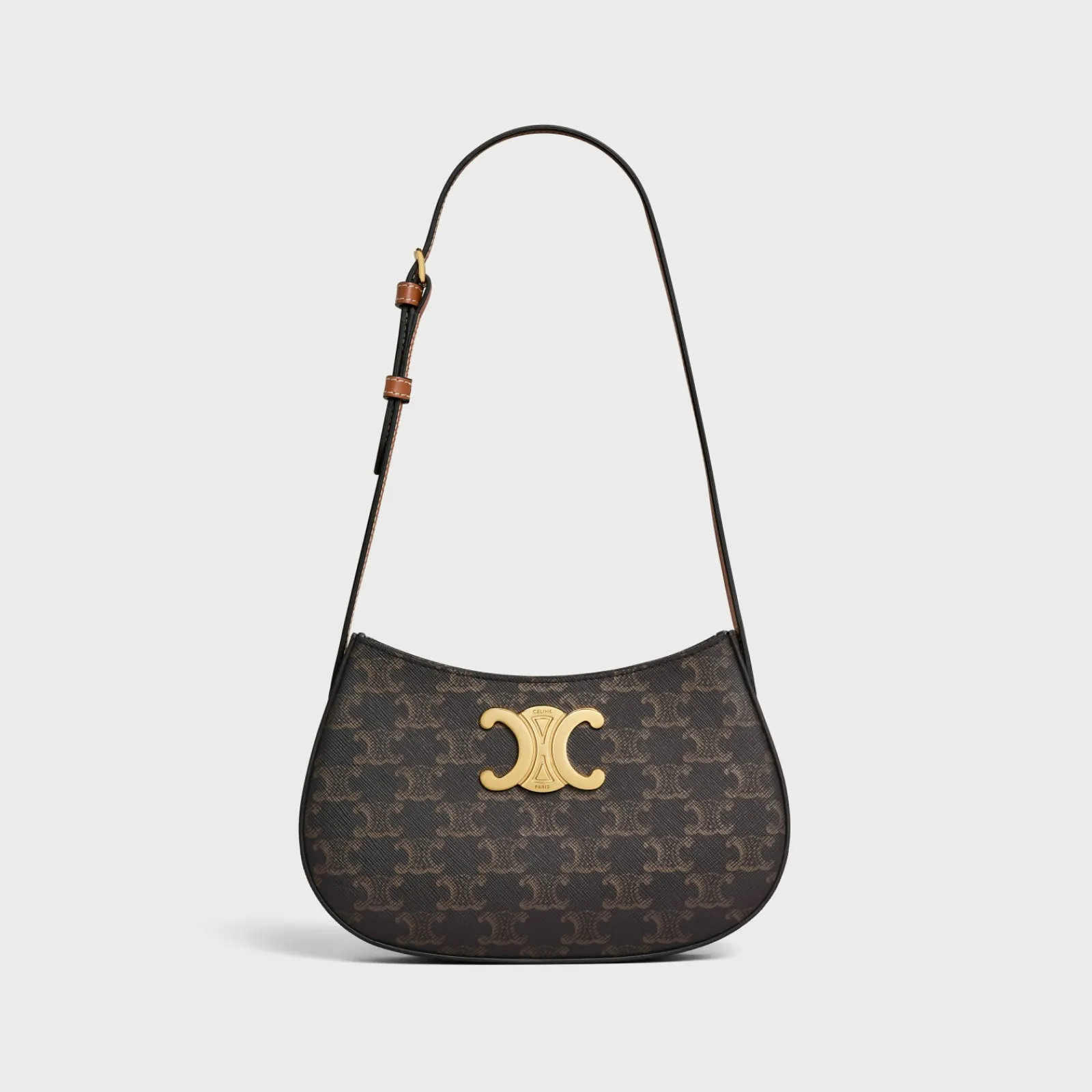 Best MEDIUM TILLY BAG in Triomphe canvas and calfskin Women Triomphe Canvas | More Lines·Tilly
