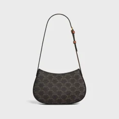 Best MEDIUM TILLY BAG in Triomphe canvas and calfskin Women Triomphe Canvas | More Lines·Tilly