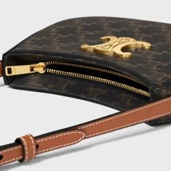 Best MEDIUM TILLY BAG in Triomphe canvas and calfskin Women Triomphe Canvas | More Lines·Tilly