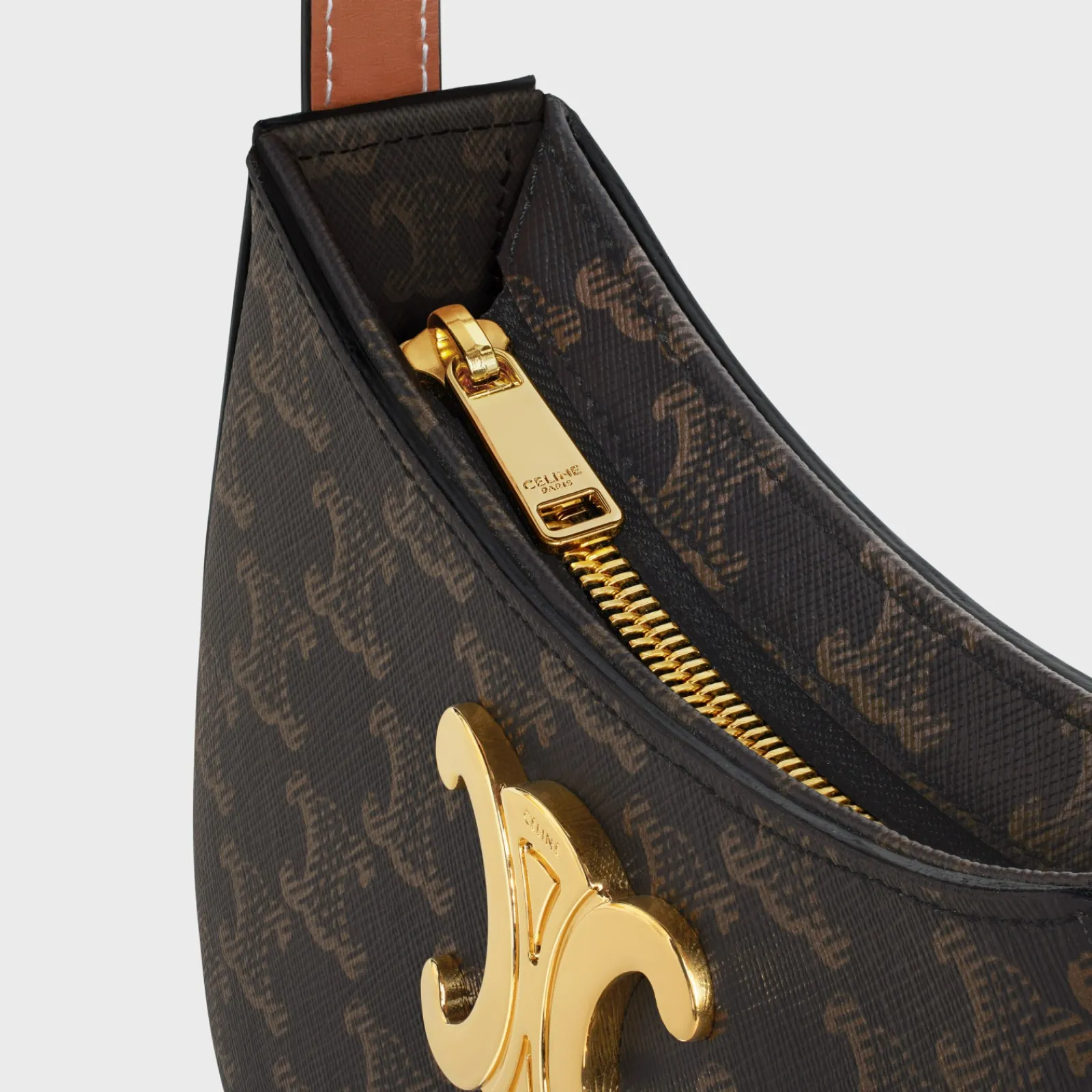Best MEDIUM TILLY BAG in Triomphe canvas and calfskin Women Triomphe Canvas | More Lines·Tilly