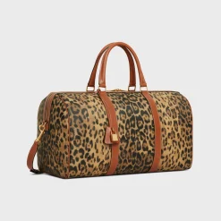 Sale Medium Travel Bag in canvas with print Triomphe Canvas | Categories·Business And Travel Bags