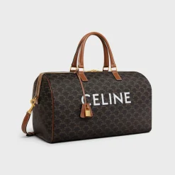 Fashion Medium Travel Bag in Triomphe Canvas with Print Women Triomphe Canvas | Categories·Cross-Body Bags