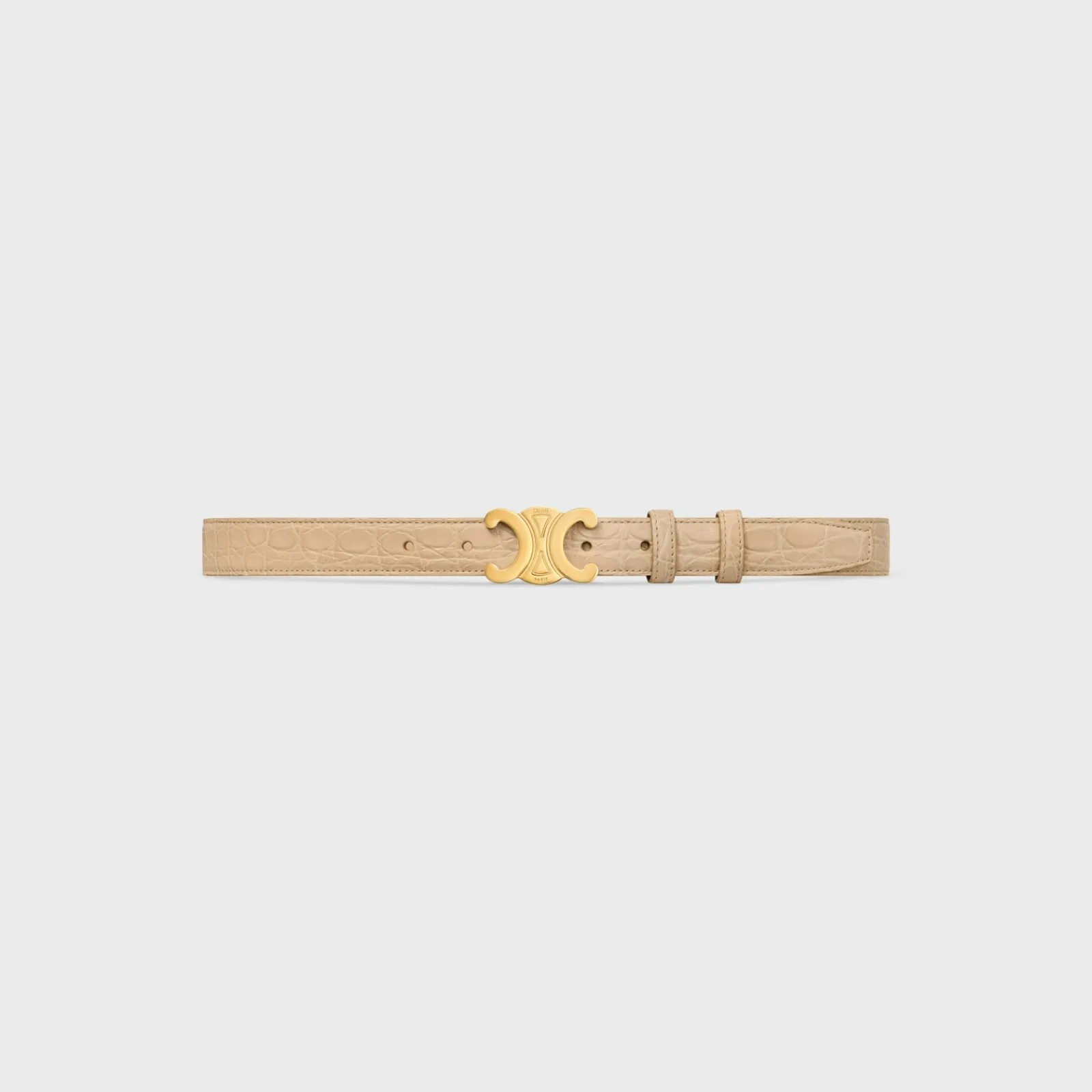 Online Medium Triomphe Belt in ALLIGATOR Women Triomphe