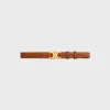 Clearance Medium Triomphe Belt in Natural Calfskin Women Triomphe