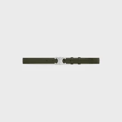 New Medium Triomphe Belt in Taurillon Leather Belts