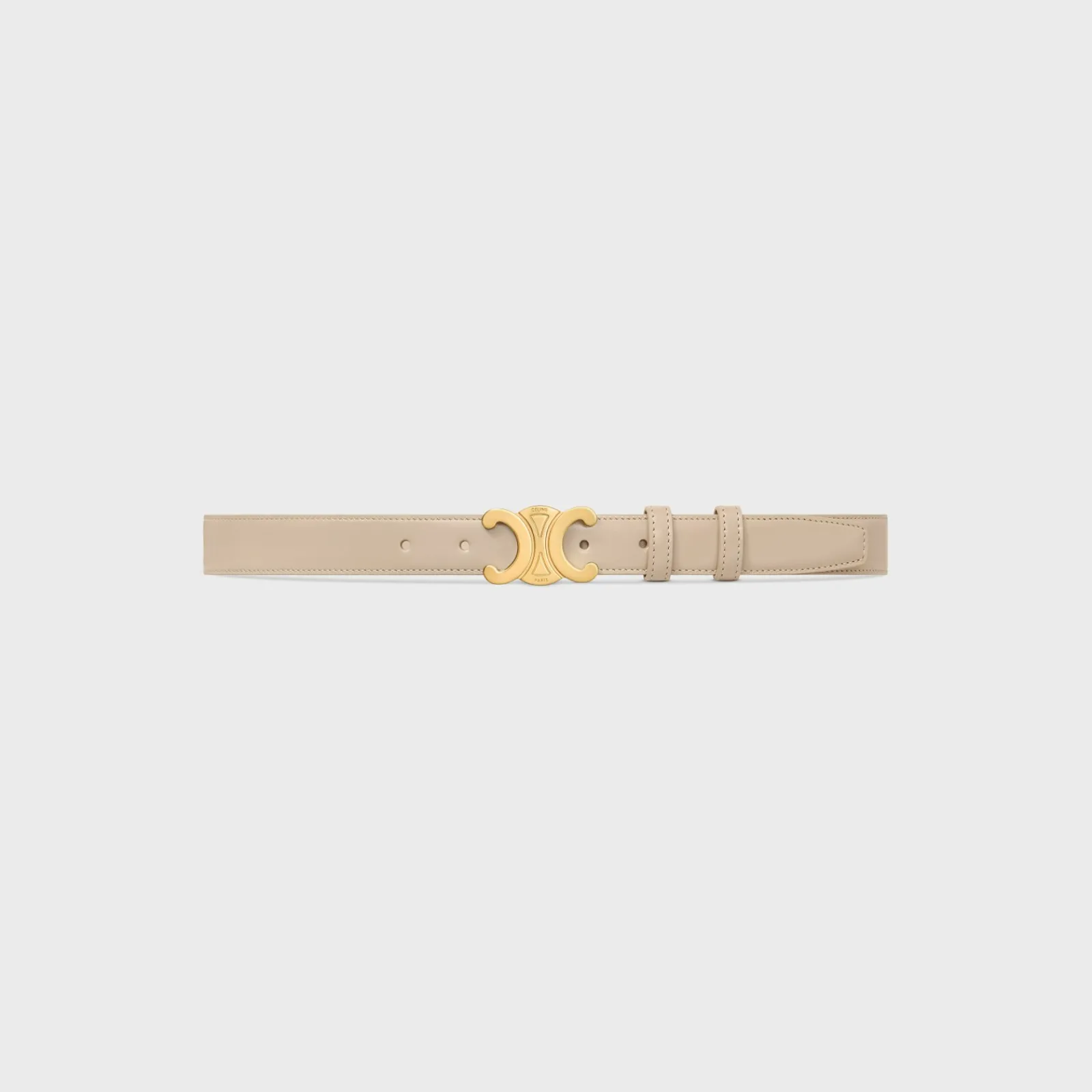 Sale Medium Triomphe Belt in Taurillon Leather Women Triomphe