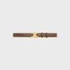Best Medium Triomphe Belt in Taurillon Leather Women Triomphe