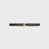 Sale Medium Triomphe Belt in Taurillon Leather Belts