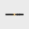 Online Medium Triomphe Belt in Taurillon Leather Women Triomphe