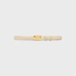 Discount Medium Triomphe Belt in Taurillon Leather Women Triomphe