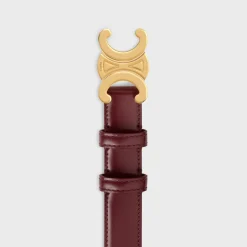 Discount Medium Triomphe Belt in Taurillon Leather Women Triomphe