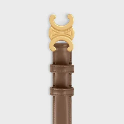 Best Medium Triomphe Belt in Taurillon Leather Women Triomphe