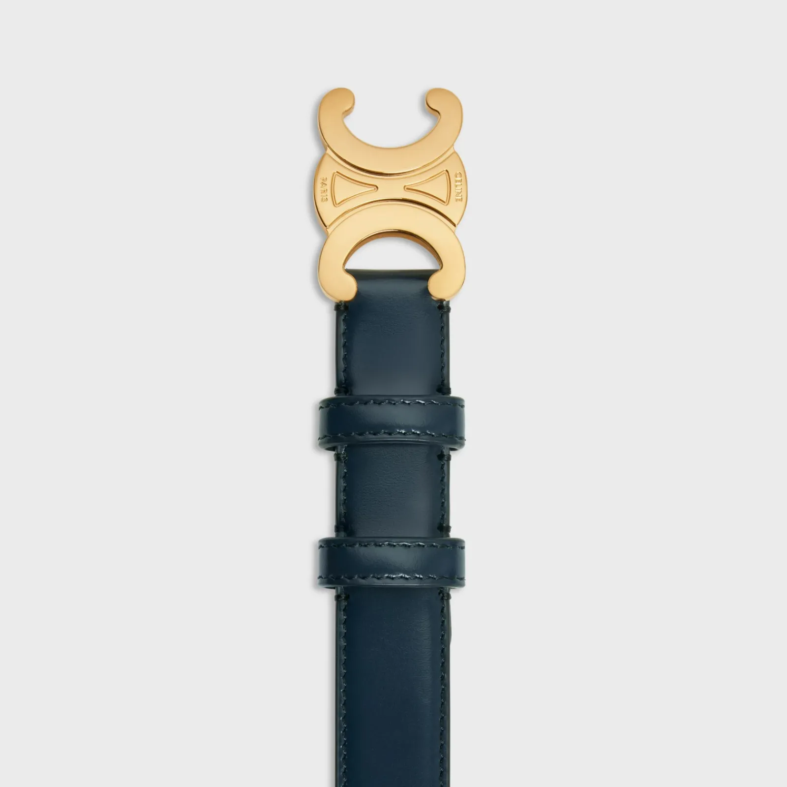 Hot Medium Triomphe Belt in Taurillon Leather Women Triomphe