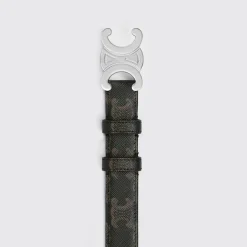 Clearance Medium Triomphe Belt in Triomphe Canvas Belts