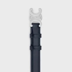 Outlet Medium Triomphe Belt in Taurillon Leather Belts