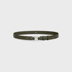 New Medium Triomphe Belt in Taurillon Leather Belts