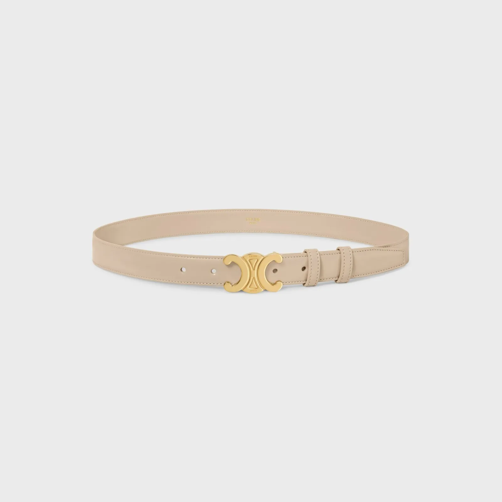 Sale Medium Triomphe Belt in Taurillon Leather Women Triomphe
