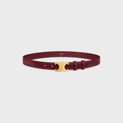 Discount Medium Triomphe Belt in Taurillon Leather Women Triomphe