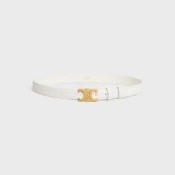 Fashion Medium Triomphe Belt in Taurillon Leather Women Triomphe