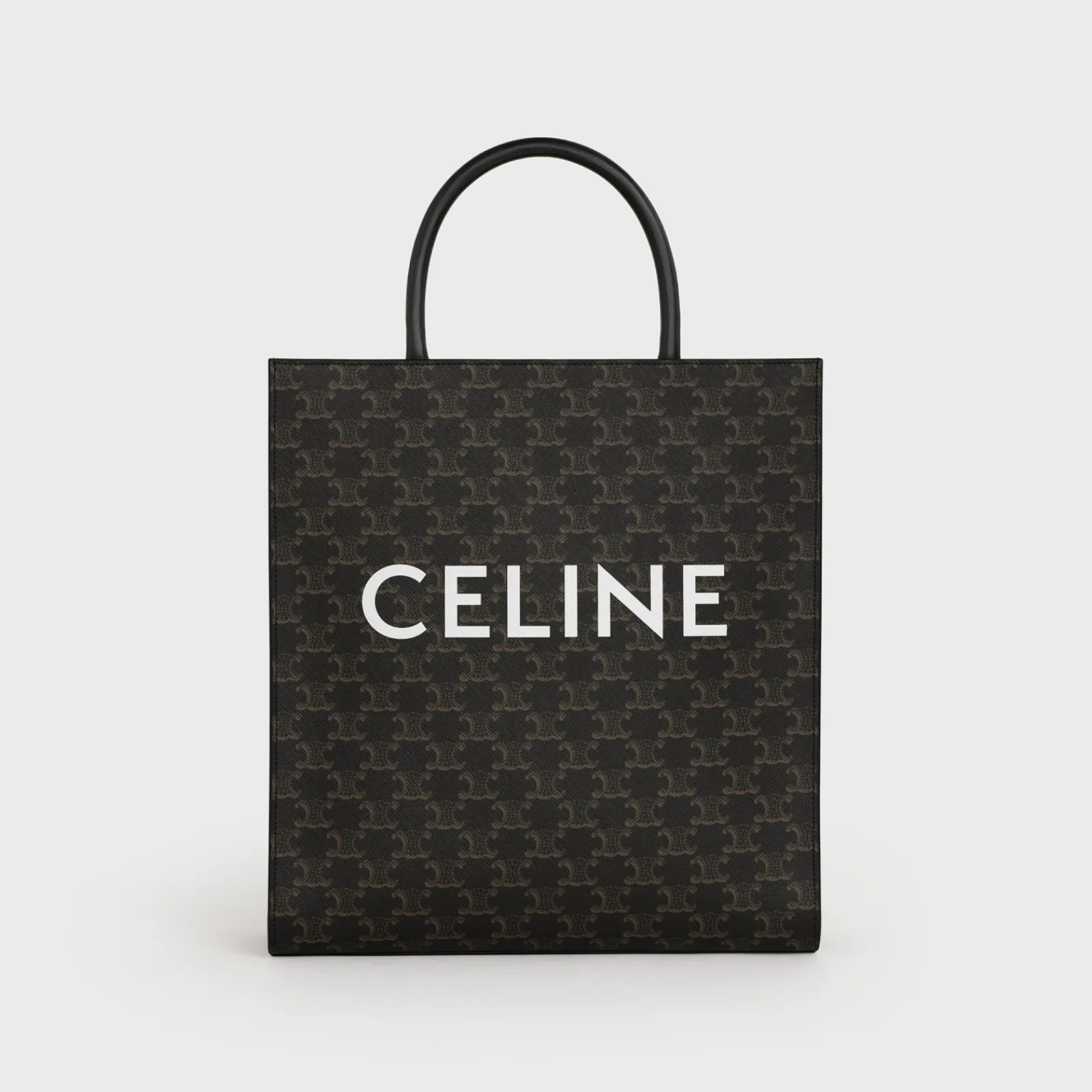 Clearance Medium Vertical Cabas in Triomphe Canvas with Print Triomphe Canvas | Categories·Tote Bags