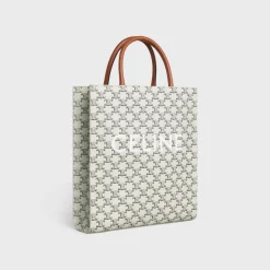 Fashion Medium Vertical Cabas in Triomphe Canvas with print Triomphe Canvas | Categories·Tote Bags
