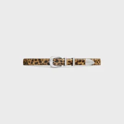 Fashion MEDIUM WESTERN BELT in PONY CALFSKIN WITH PRINT Belts