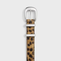 Fashion MEDIUM WESTERN BELT in PONY CALFSKIN WITH PRINT Belts