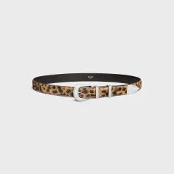 Fashion MEDIUM WESTERN BELT in PONY CALFSKIN WITH PRINT Belts