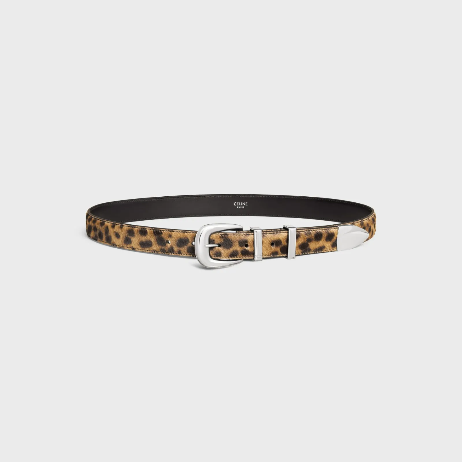 Fashion MEDIUM WESTERN BELT in PONY CALFSKIN WITH PRINT Belts