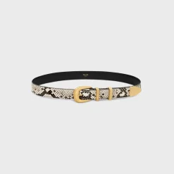 Fashion MEDIUM WESTERN BELT in PYTHON Women Western