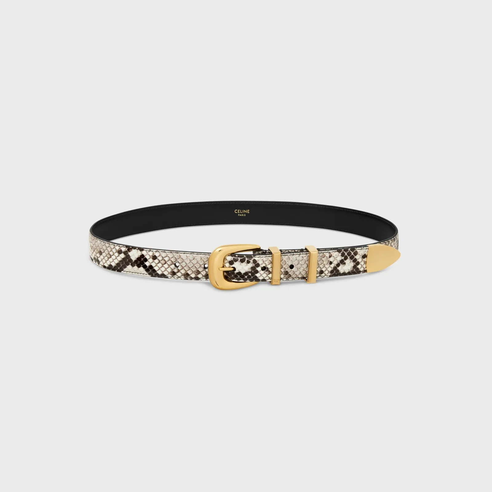 Fashion MEDIUM WESTERN BELT in PYTHON Women Western
